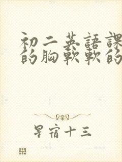 初二英语课代表的胸软软的