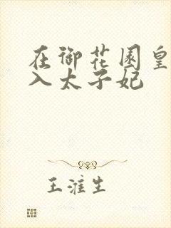 在御花园皇上进入太子妃