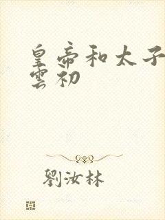 皇帝和太子妃h云初