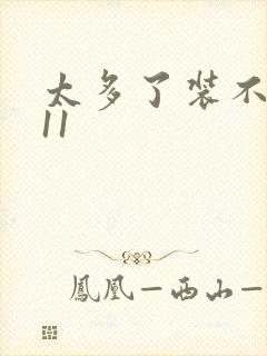 太多了装不下H11