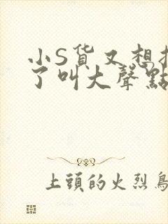 小S货又想挨C了叫大声点小