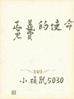 正义的使命全文免费