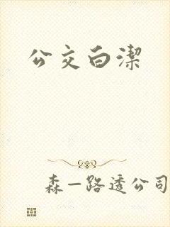 公交白洁