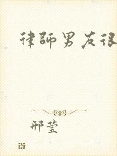 律师男友很难撩