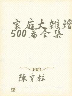 家庭大杂烩小说500篇全集