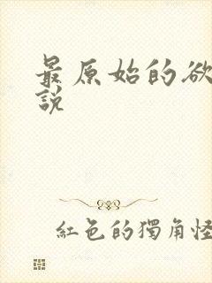 最原始的欲望小说