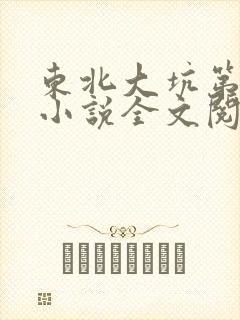 东北大坑第二部小说全文阅读