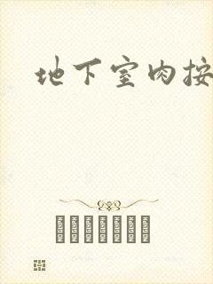 地下室肉按摩椅