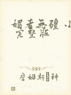 媚者无疆 小说 完整版