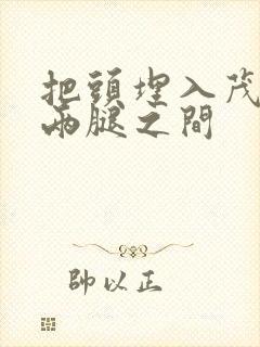 把头埋入茂密的两腿之间