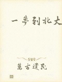 一梦到北大
