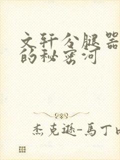 文轩分腿器河马的秘密河