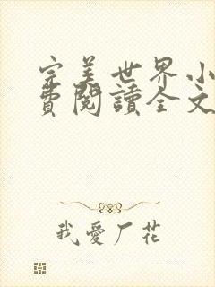 完美世界小说免费阅读全文