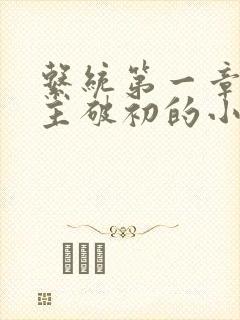 系统第一章给宿主破初的小说