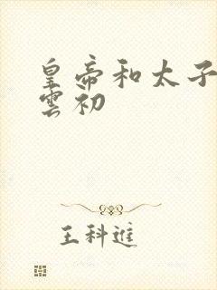 皇帝和太子妃h云初