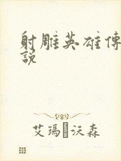 射雕英雄传 小说