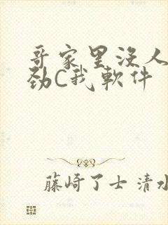 哥家里没人使点劲C我软件