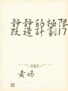 静静的极限自我改造计划17