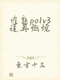 催熟po1v3道具燃烧