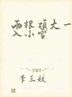 两根硕大一起挤入小雪