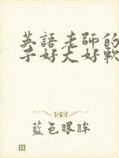 英语老师的小兔子好大好软水