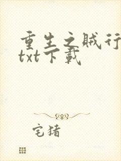 重生之贼行天下txt下载