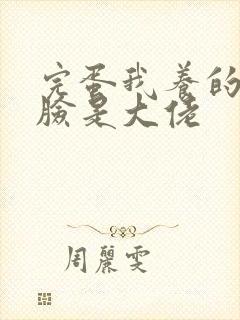 完蛋我养的小白脸是大佬