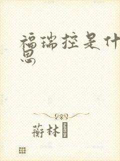 福瑞控是什么意思