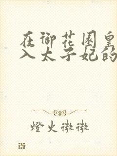在御花园皇上进入太子妃的小说