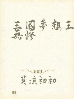 三国梦想王元姬无惨