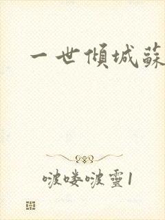 一世倾城苏小暖