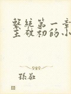 系统第一章给宿主破初的小说