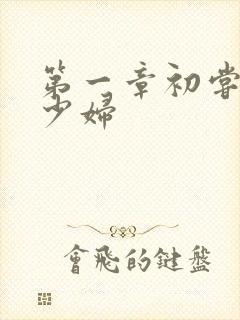 第一章初尝极品少妇