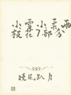 小雪小柔两个大校花7部分