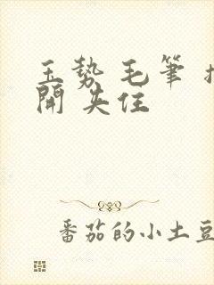 玉势 毛笔 撑开 夹住