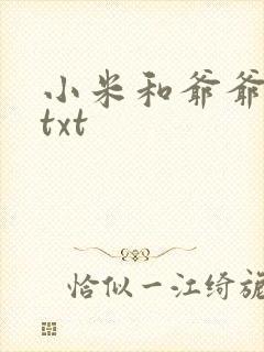 小米和爷爷全篇txt