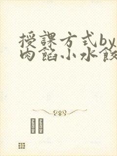 授课方式by 肉馅小水饺