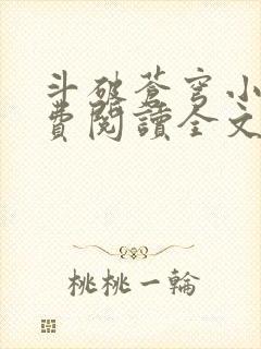 斗破苍穹小说免费阅读全文无弹窗