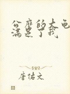 公么的大龟强大满足了我