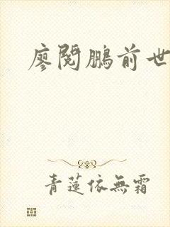 廖阅鹏前世今生