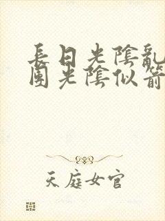 长日光阴乱作一团光阴似箭