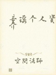 童瑶个人资料简介