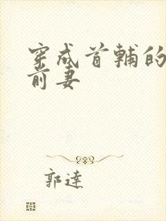 穿成首辅的炮灰前妻