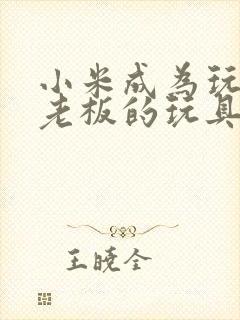 小米成为玩具店老板的玩具