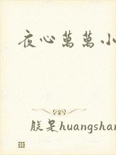 夜心万万小说