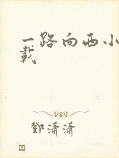 一路向西小说下载