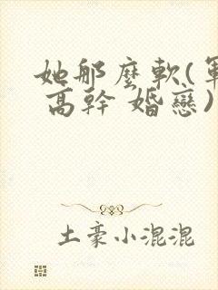 她那么软(军婚 高干 婚恋)完结