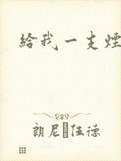 给我一支烟小说