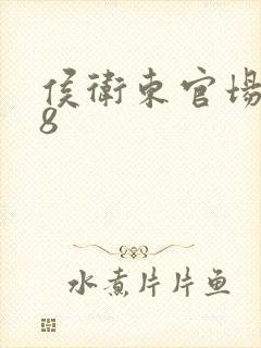 侯卫东官场笔记8