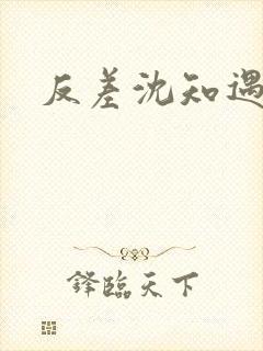 反差沈知遇晏应